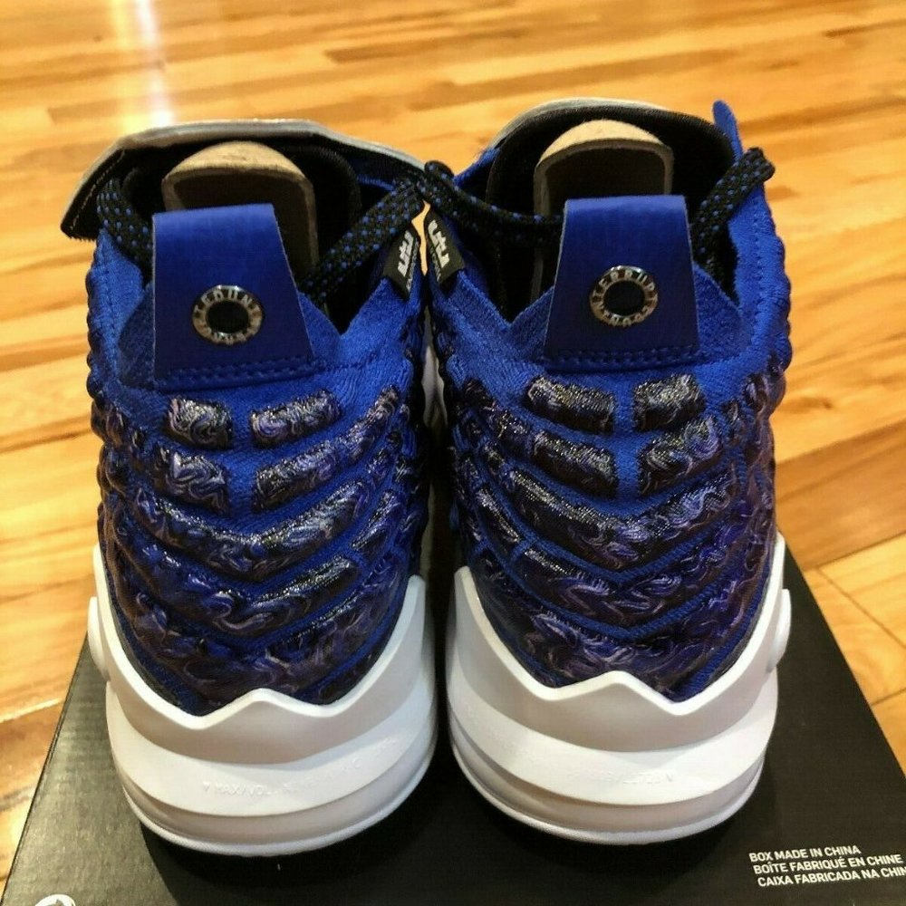 Nike LeBron XVII MTAA GS Racer Blue White Black - Picture 4 of 7